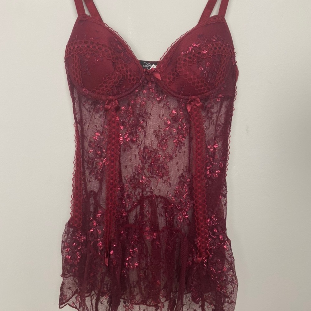Red lingerie